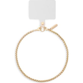 Case-Mate Dainty Chain Phone Charm in Gold at Nordstrom Rack