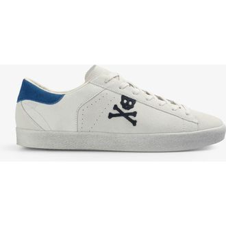 Scalpers Henry Suede Sneakers in Whitenavy at Nordstrom, Size 41