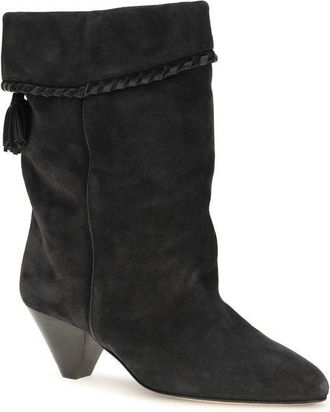 Isabel Marant Womens Black Calf Leather Bos Taurus Boots