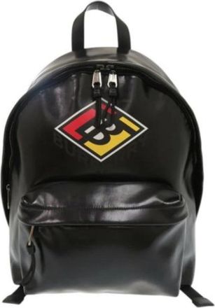 Burberry Pre-owned Backpacks, female, Black, Size: ONE SIZE Pre-owned Canvas backpacks