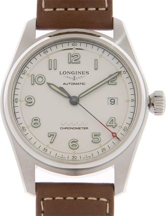 Longines Spirit Automatic Chronometer White Dial Mens Watch L3.810.4.73.2