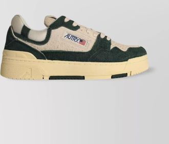 Autry suede sneakers with perforated toe box