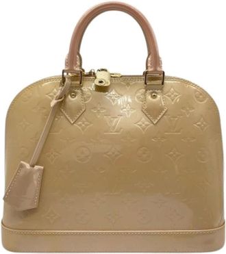Louis Vuitton Pre-owned Handbags, female, Beige, Size: ONE SIZE Pre-owned Fabric Handbag