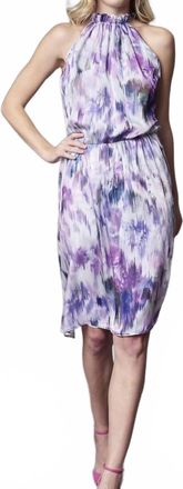 Lola & Sophie Halter Dress In Purple