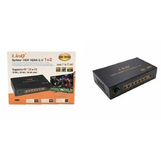 Trade Shop Trade Shop - Splitter Hdr Hdmi 2.0 1x2 Admite 4k 2k 3d Ultra Hd Dobber 4k 1080 Hdv-20102
