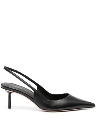 Le Silla Bella 60mm leather pumps - Black