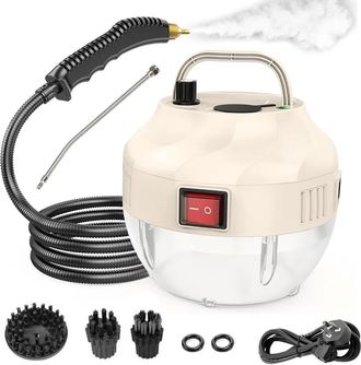No Brand Limpiador A Vapor De Alta Temperatura De 3800 W. Calentamiento R&aacute;pido En 3-5 Minutos. Potente Limpieza A Vapor Sin Productos Qu&iacute;micos. Alcance De 8 Me