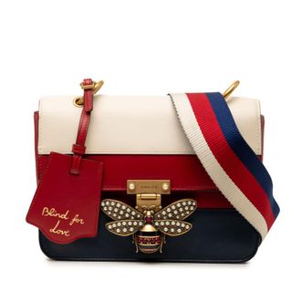 Gucci Pre-owned Gucci Medium Calfskin Queen Margaret Flap Shoulder Bag Unisex CIX2VLSQII6TAEV2
