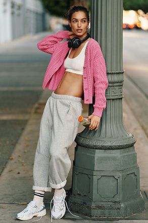 Beach Riot Teagan Cabled Cardigan Sweater