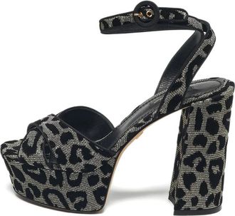 Dolce & Gabbana Sandali con suola rialzata - Nero