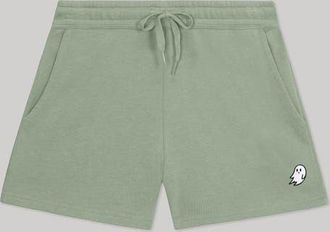 Dalix Womens Ghost Midweight Washed Fleece Shorts in Sage at Nordstrom, Size Xx-Large