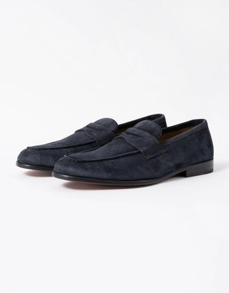 Oliver Sweeney Mens Oliver Sweeney Keyworth Suede Mens Loafers - Navy - Size: 10