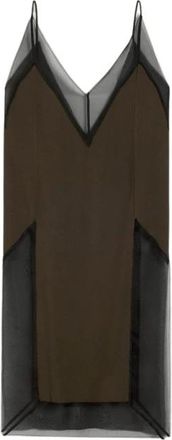 Ami Bandjurk - Dames - Casual kleedjes - Bruin - XS - Kleedjes