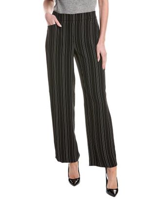 Anne Klein Pull On Button Tab Wide Leg Pant
