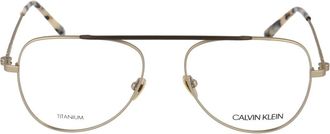 Calvin Klein Optical Glasses - unisex - Brillen - Geel - 54 MM - Satijn - Accessoires