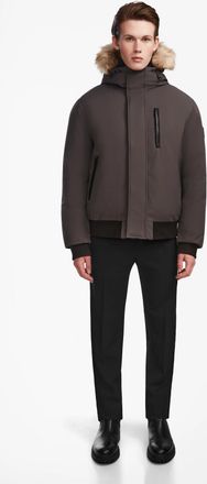 Rudsak Deacon Mens Down Bomber with Removable Faux Fur