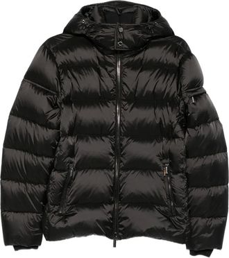 Moorer Giacca trapuntata con cappuccio - Nero