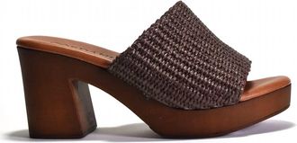 Cordani Womens Waylin Wood-Bottom Heels In Cacoa Rafia