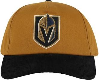 American Needle Mens American Needle Tan/Black Vegas Golden Knights Burnett Adjustable Hat at Nordstrom
