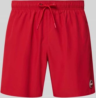 Colmar Badehose mit elastischem Bund Modell Solid in Rot, Gr&ouml;&szlig;e XXL