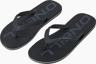 O'Neill Mens ONeill Mens Profile Logo Flip Flops - Black - Size: 10