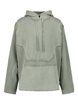 Lueder Armour drawstring-detailed hoodie - unisex - Cotton - L - Green