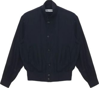 Our Legacy buttoned mock bomber jacket - Black