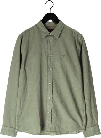 PME Legend Overhemden, Heren, Groen, XL, Katoen, Skynight Ctn Linen Owen GD