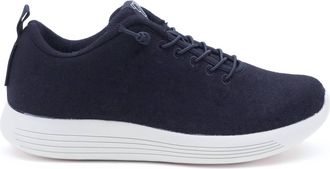 Woolloomooloo Mens Cheviot Merino Wool Sneaker In Black
