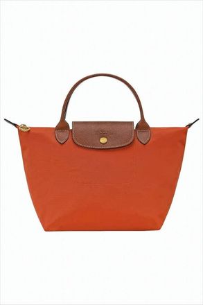 Longchamp Trapezoidal Orange Tote Bag