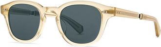 Garrett Leight JAMES S SMT-WG/SELBS Mens Sunglasses Gold Size 46