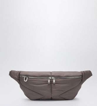 Moncler Quilted Belt Bag In Mud Color