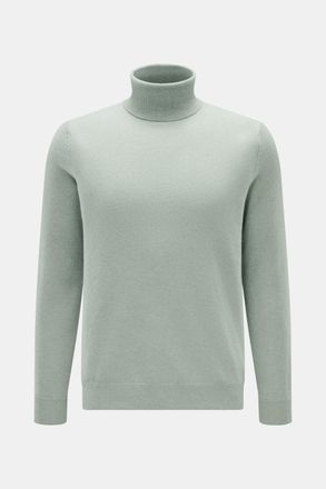 FTC Men - Cashmere turtleneck jumper grey-green mottled