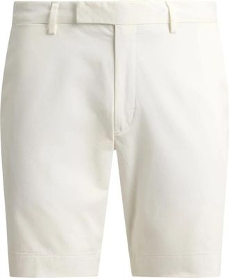 Ralph Lauren Greenwich Slim Fit Shorts - Heren - Korte Broeken - Wit - W34 - Katoen - Korte Broeken