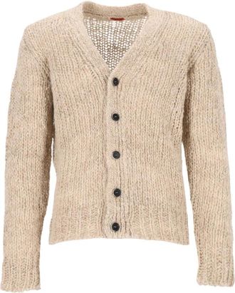 Barena V-hals Vest - Heren - Vesten - Beige - M - Wol - Truien & Vesten
