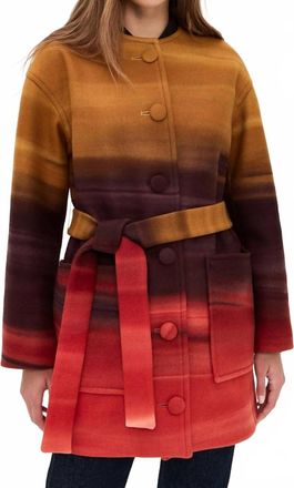 Ulla Johnson Ambrose Wool Meton Coat In Agate