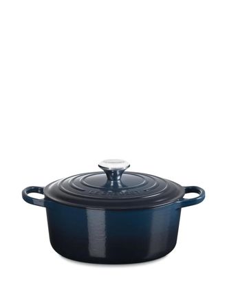 LE CREUSET round-shape casserole (22cm) - unisex - Iron - OS - Blue