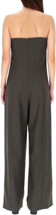 Jean Paul Gaultier Structured Bustier Jumpsuit with Wide-Leg Pants