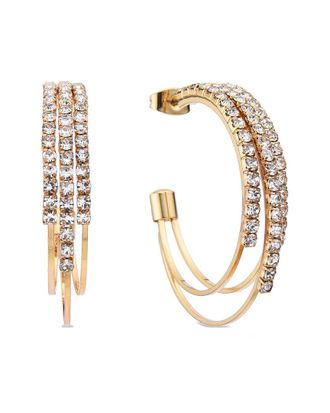 Eyecandy LA Eye Candy La Cz Glam Hoops
