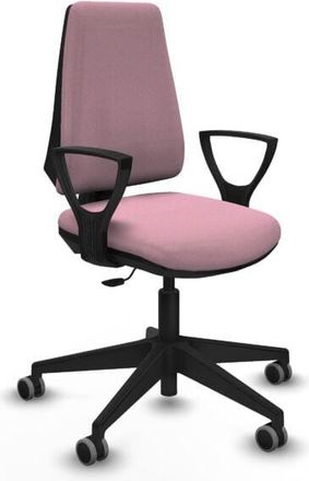 Piqueras y Crespo Piqueras Y Crespo - Elche Cp Bali Rosa Brazos Fijos Base Piramidal Ruedas Engomadas 65mm