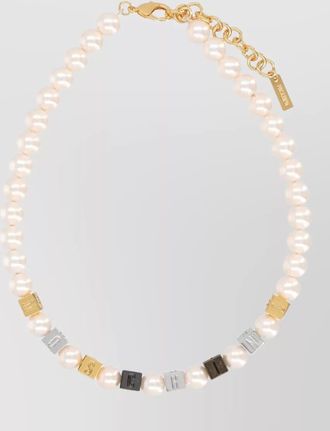 Moschino pearl necklace