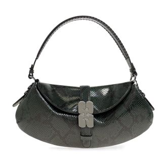 Ganni B-Kat Shoulder Bag - female - Ganni - Shoulder Bags - Green - ONE SIZE - Bags