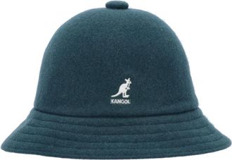 Kangol Wollen Casual Vissershoed Pine - unisex - Hoeden - Groen - M - Wol - Accessoires