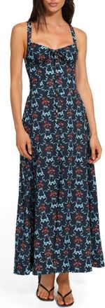 Agua Bendita Carola Cherish Cotton Maxi Sundress in White at Nordstrom, Size Medium