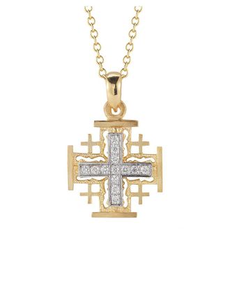 I.Reiss Company 14K 0.16 Ct. Tw. Diamond Pendant Necklace