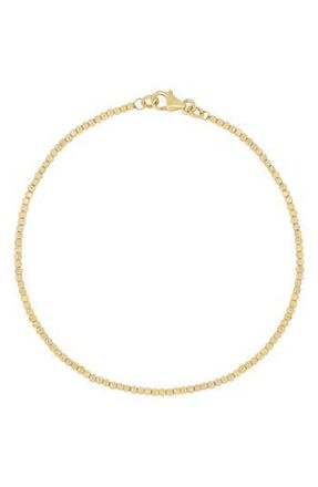 Bony Levy 14K Gold Beaded Bracelet in 14Ky at Nordstrom Rack, Size 7