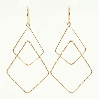 C&A Unbranded (10K) Drop Earrings (Pre-Owned)