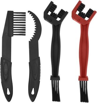 No Brand Juego De 4 Cepillos De Limpieza Para Cadenas De Bicicleta Y Motocicleta: Limpiador De Cadena Eficaz Para Mtb, Bicicleta De Monta&ntilde;a Y Motocicleta