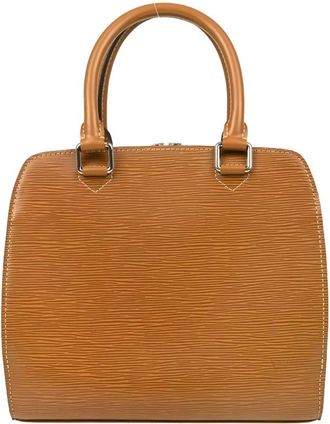 Louis Vuitton Pont Neuf Handbag Epi Leather Brown Leather Handbag (Pre-Owned)