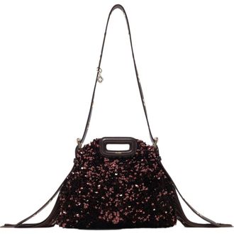 Maje Miss M mini sequinned bag in Brown at Nordstrom, Size Medium